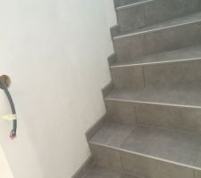 Plinthes dans escaliers