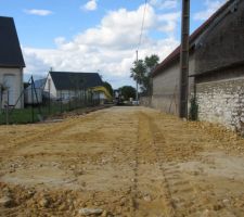 Empierrement chemin d'accès