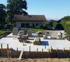 Réalisation de la dalle