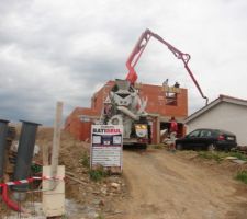 Coulage chaînage 1er étage