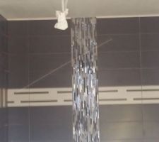 Sur cette photo notre salle de bains n'était pas fini mais maintenant elle l'ai