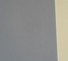 Voilà le résultat de leur travail de réfection..... des nouvelles tâches blanches.....