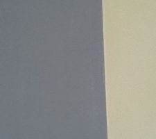 Voilà le résultat de leur travail de réfection.....
Jolies les coulures blanches sur le gris acier....