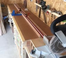 Regle de coupe pour la scie radiale