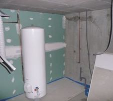 Debut montage buanderie au sous-sol