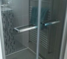 Douche salle d'eau terminée