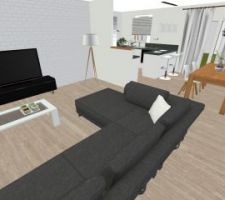 Vue salon
