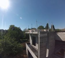 Les terrasses sont aussi étanchées et isolées, mais en une couche de 160mm "seulement"