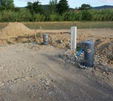 Suite travaux viabilisation &eacute;lectrique et Telecom.