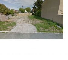 Voil&agrave; notre terrain (enfin juste la parcelle de droite) car ce terrain est divis&eacute; en 2 parcelles : une de 156m&sup2; et une de 147m&sup2;).
La notre sera celle de droite 156m&sup2; !