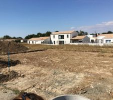 Nettoyage du terrain