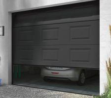 Porte de garage acheté en remplacement de la porte basculante actuelle.