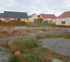 Pr&eacute;paration de la dalle