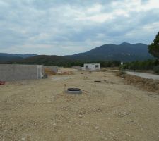 Viabilisation de tous les terrains en cours, pose des r&eacute;seaux &eacute;lectriques et Telecom