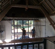 Montage de la plateforme.