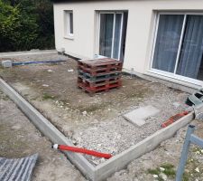Préparation terrasse