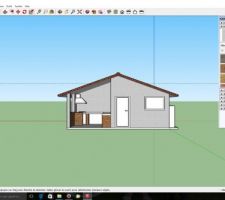 Notre projet sur sketchup (grosso modo!!)