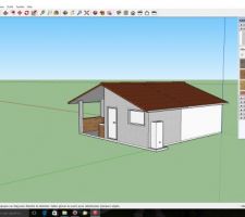 Notre projet sur sketchup (grosso modo!!)