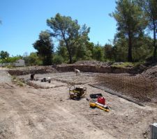 1er jour ferraillage fondations