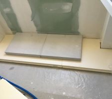 Pose du siporex sur le polystirène extrudé...