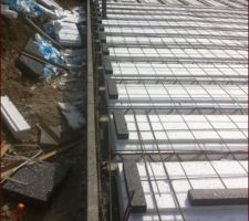 Isolation plancher vide sanitaire avec rupteurs thermiques