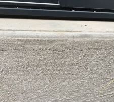 Décollement sur seuil