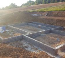 Résultat fini ! Il ne manque plus que la dalle qui arrive le 20 Septembre !