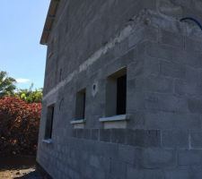 Appuis de fenêtre avant enduit