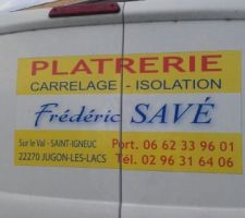 Le plâtrier est arrivé !