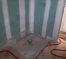 Salle de Bain emplacement de la douche