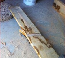 Pour le groupe DIY : détails de la fabrication de l'escalier du talus
