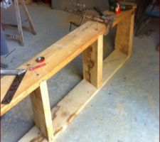 Pour le groupe DIY : détails de la fabrication de l'escalier du talus