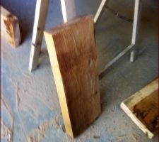 Pour le groupe DIY : détails de la fabrication de l'escalier du talus