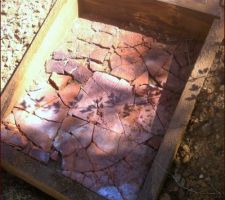 Pour le groupe DIY : détails de la fabrication de l'escalier du talus