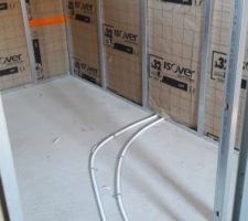 Robinets extérieurs (2u) : pose des tubes multicouches