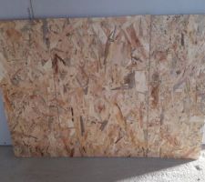 Cloison intérieure : renfort placo en agglo 1.2*80