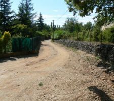 Tranchée Electricité - réfection chemin 70m après tranchée