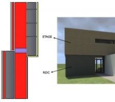 Schéma isolation murs