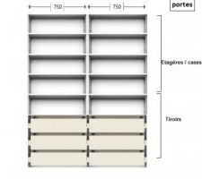Am&eacute;nagements int&eacute;rieurs placards et dressing.