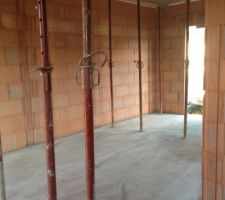 Préparation dalle de L etage
