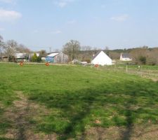 Vue des bornes nord.