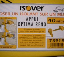 Appui isover rénovation