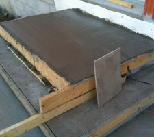 L'escalier d'entr&eacute;e construit par mes soins