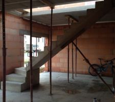 Escalier decoffré