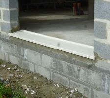 Seuil de baie vitrée