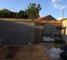 Coffrage linteaux et murs sous-sols