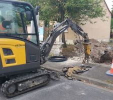 Installation du compteur d'eau