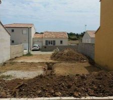 Fondations creus&eacute;es