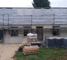 Pose de l'écran sous toiture