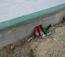 Retrait du coffrage de la dalle